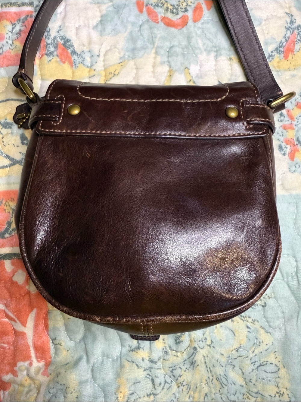 Coach Vintage Legacy Leather Garcia Mini Crossbody Bag Rare Boho - Picture 9 of 16